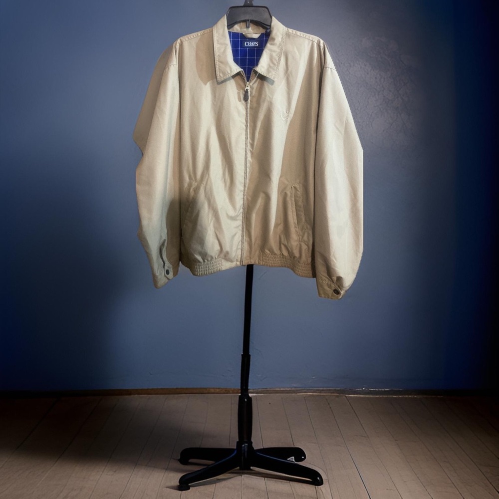 Chaps Beige Jacket - Picture 3 of 9